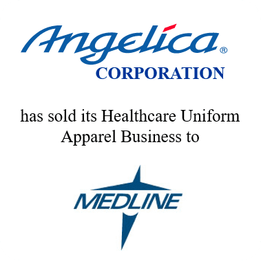 Angelica Corporation sold its Healthcare Uniform Apparel Business to Medline