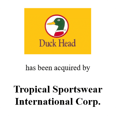 Duck Head acquired by Tropical Sportswear International Corp.