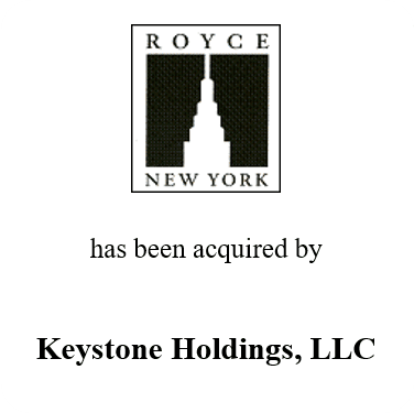 Royce New York acquired by Keystones Holdings, LLC